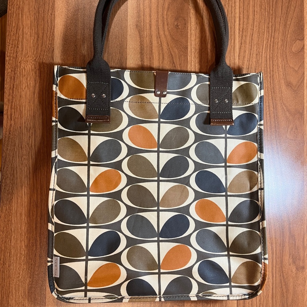 Stylish Orla Kiely Multicolor Tote Bag